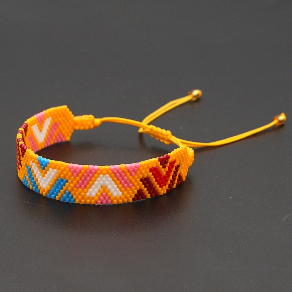 Simple Style Geometric Beaded Rope Handmade Bracelets display picture 3