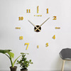 Three dimensional acrylic watch on wall, Amazon, 3D, mirror effect