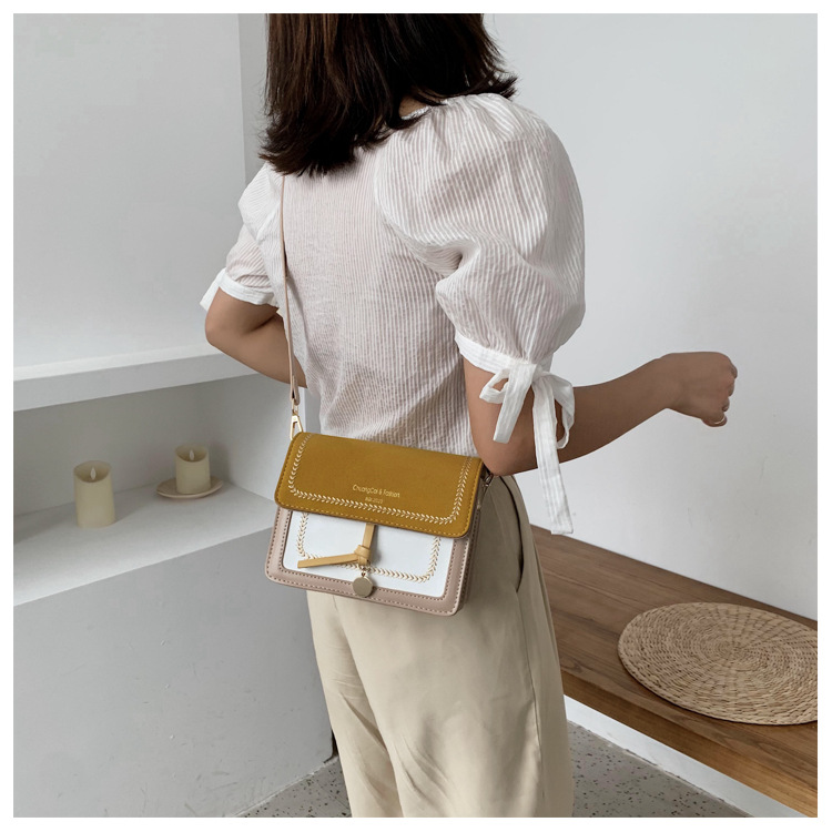 New Trendy Fashion Frosted Messenger Small Square Bag For Women display picture 3