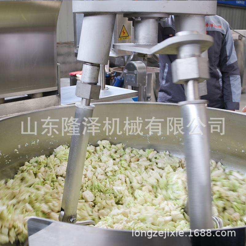 隆泽全自动行星搅拌炒菜机 商用快餐炒菜机 自动炒菜机器人