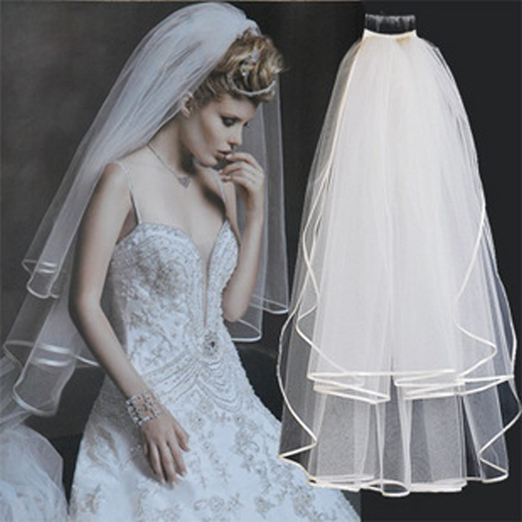 Glam Bridal Solid Color Gauze Birdcage Veils display picture 1