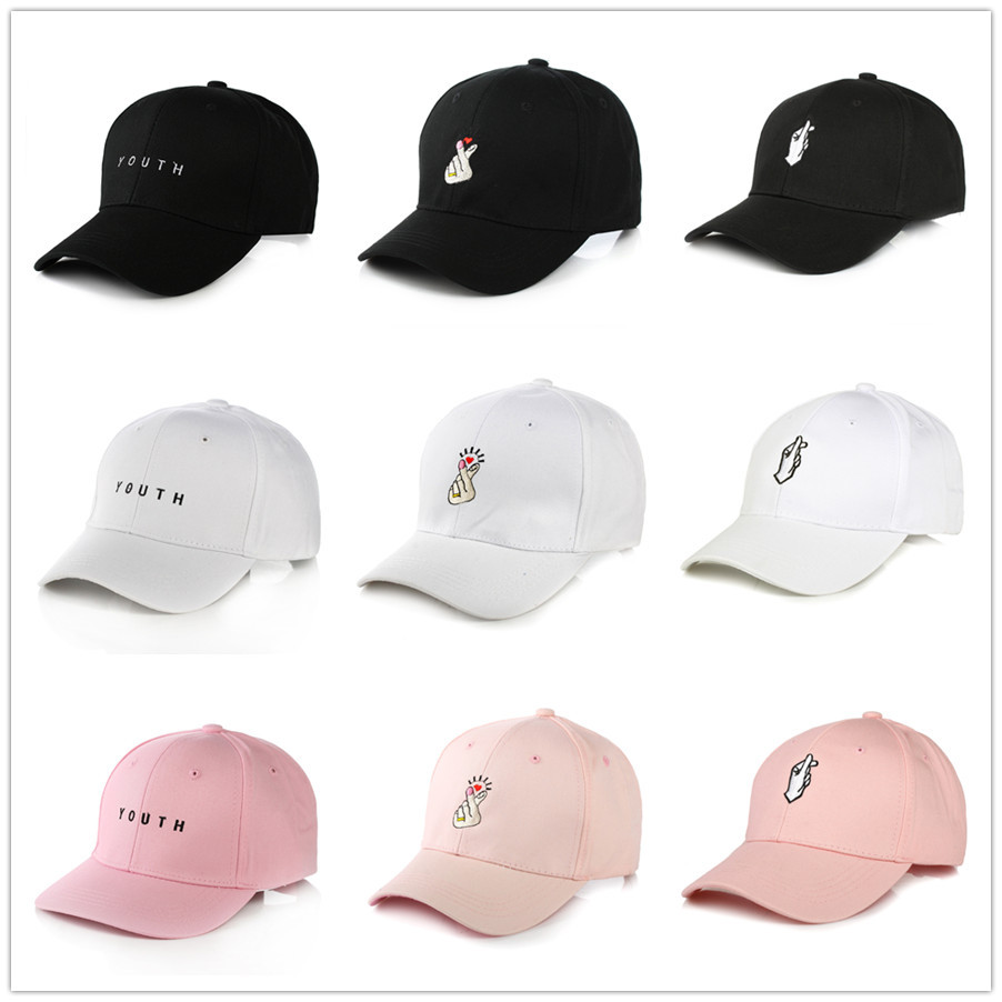 Summer new hats men and women Korean emb...