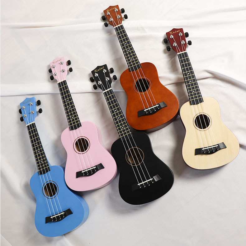 OEM Guitar工厂 21寸木质尤克里里 ukulele四弦小 彩色乌克丽丽详情25