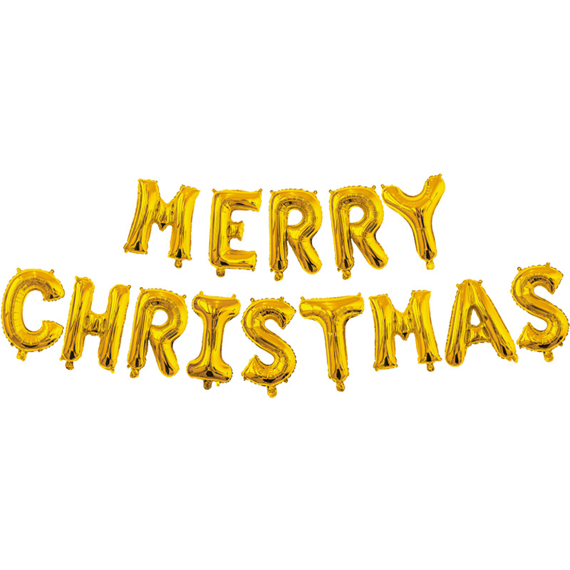 Simple Style Letter Aluminum Film Christmas Balloons display picture 2