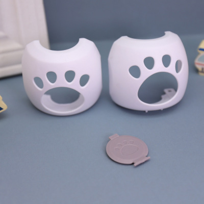 spherical indoor Door handle smart cover Door lock handle Protective cover children circular Door lock Open