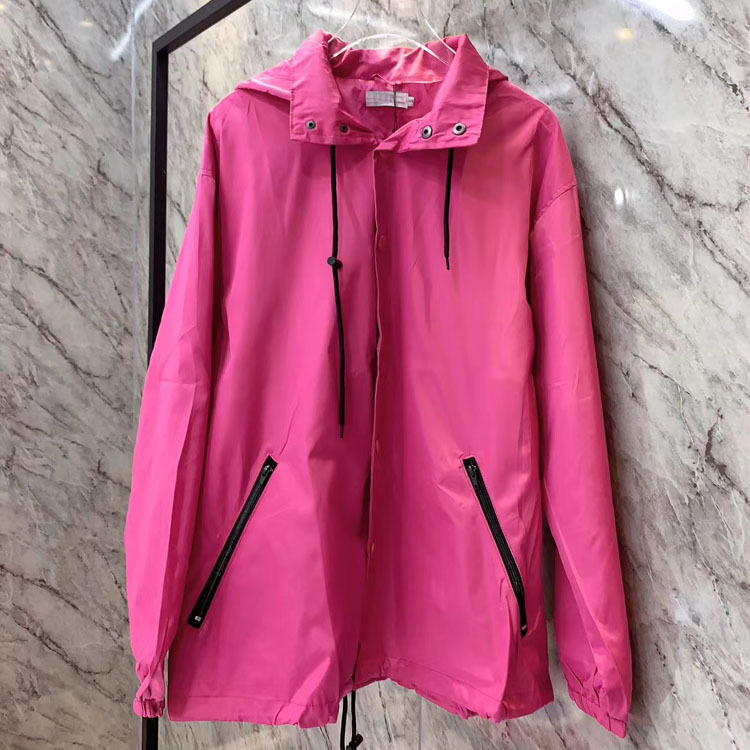 2020 Early Autumn new pattern Long sleeve Cap letter printing Easy Lovers money Windbreaker Star Same item coat