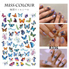 Miscolic foreign trade explosion INS net red same butterfly nail sticker butterfly nail sticker butterfly hot gold nail sticker