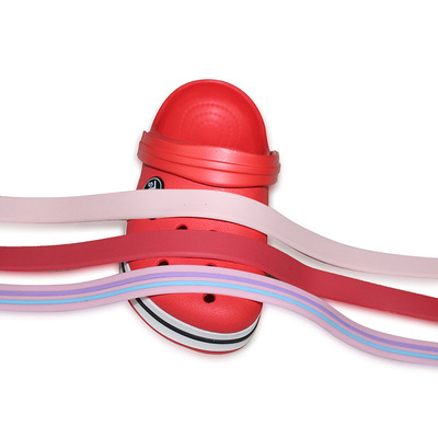 定做卡通沿条塑胶装饰配件洞洞鞋底沿条滴塑围条pvc软胶童鞋配饰|ru