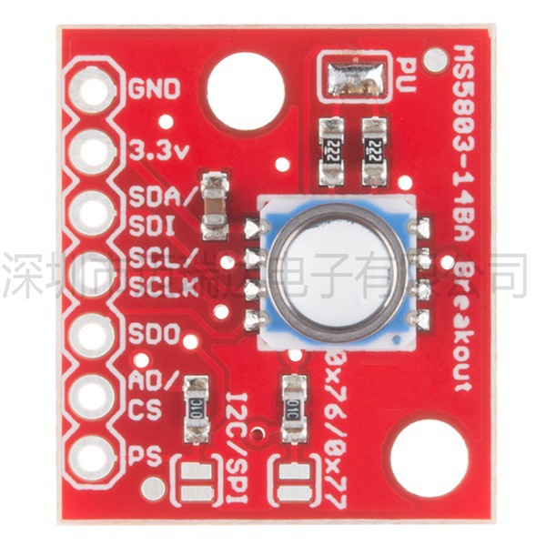 GY-MS5803-14BA 高精度流体液体气体压力高度传感器模块防水型