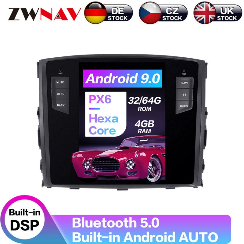 Android 9,0 CARPIAY + DSP для Mitsubishi Pajero вертикальный экран Android навигатор с большим экраном WIFI