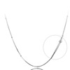 Necklace, fashionable chain for key bag , silver 925 sample, silver 925 sample, 925 sample silver