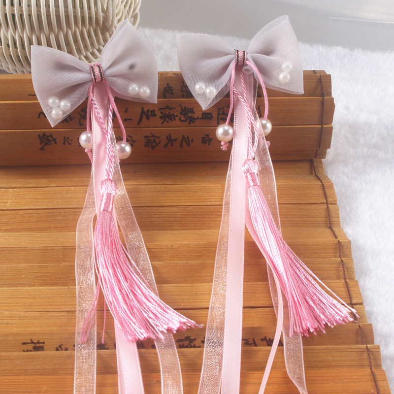 迷茫日用百货水晶花朵流苏飘带