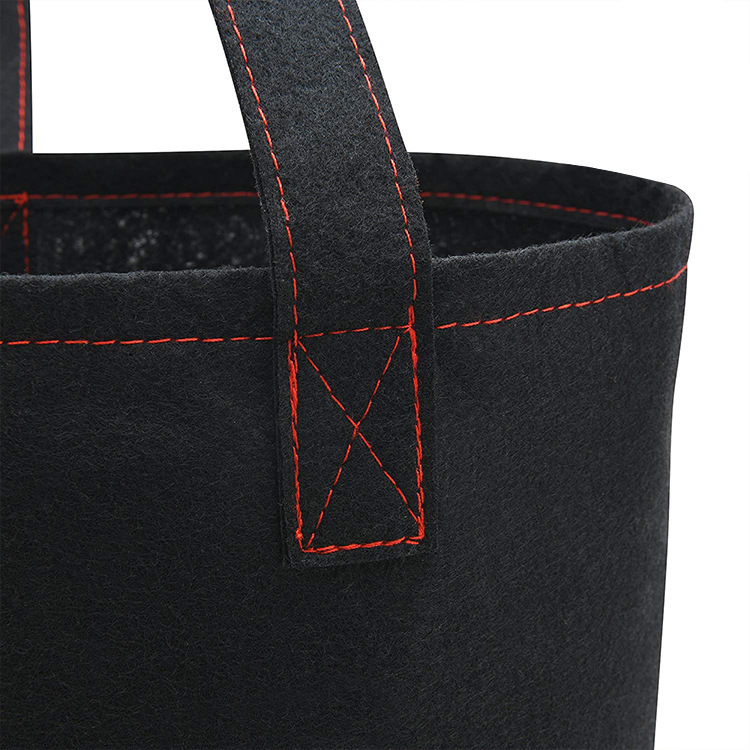 Bolsa de plantación de fresa de interior fieltro bolsa de plantación engrosada Flor de plántulas olla nutrición maceta de plántulas