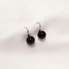 Earrings from pearl, fashionable jewelry, accessory, Korean style, silver 925 sample, wholesale