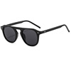 Fashionable retro brand sunglasses, glasses solar-powered, European style, internet celebrity