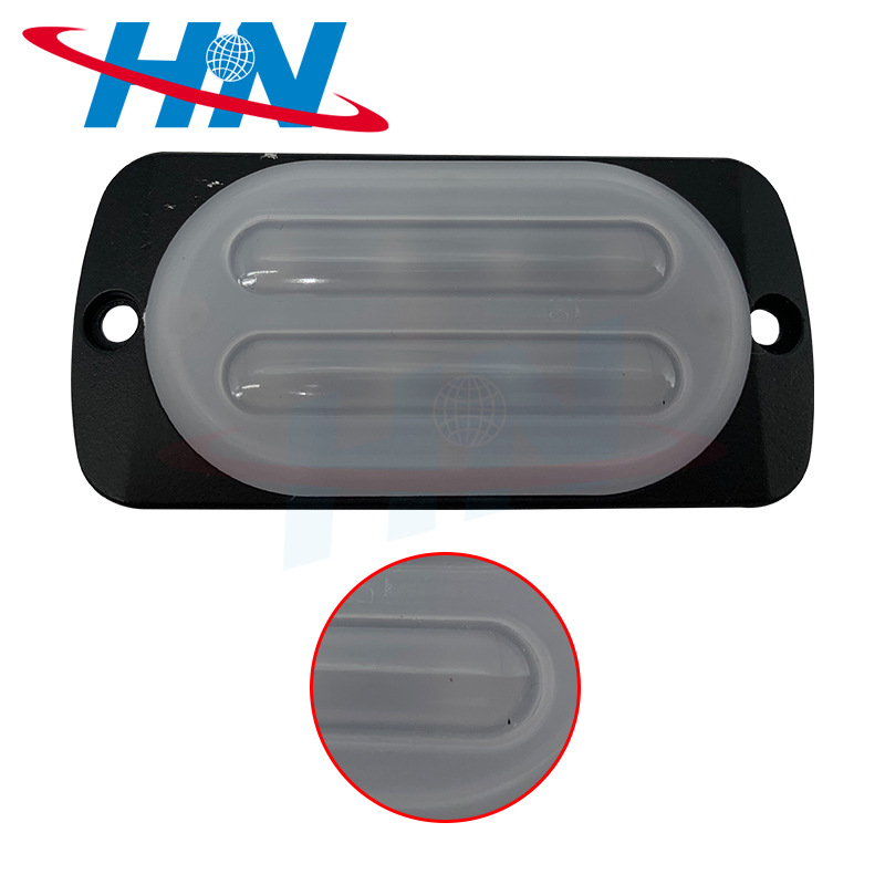 Nueva guía de luz lateral delgada Tarjeta de luz de flash luz de advertencia luz estroboscópica 12-24V 8Led