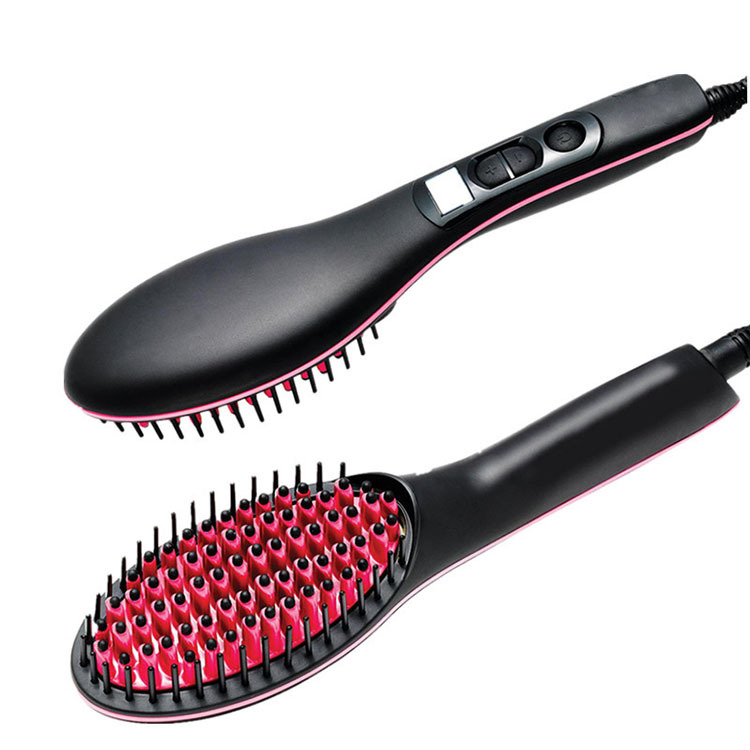 SIMPLY Straight New Electric Shundan Comb Electric LCD Magic Dragonfair does not hurt the hair straightener