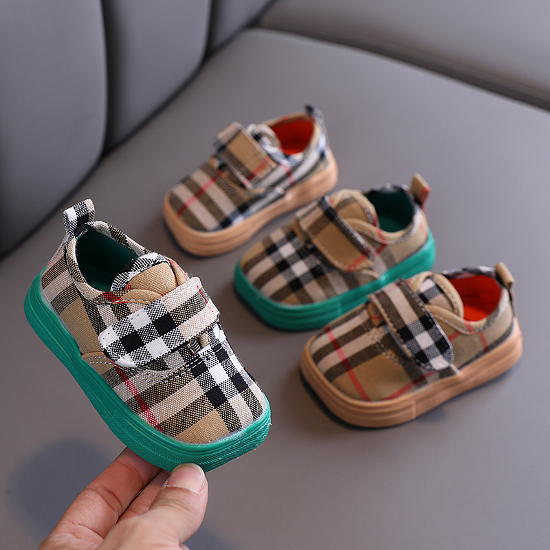 Children's Square Toe Canvas Shoes Fall...