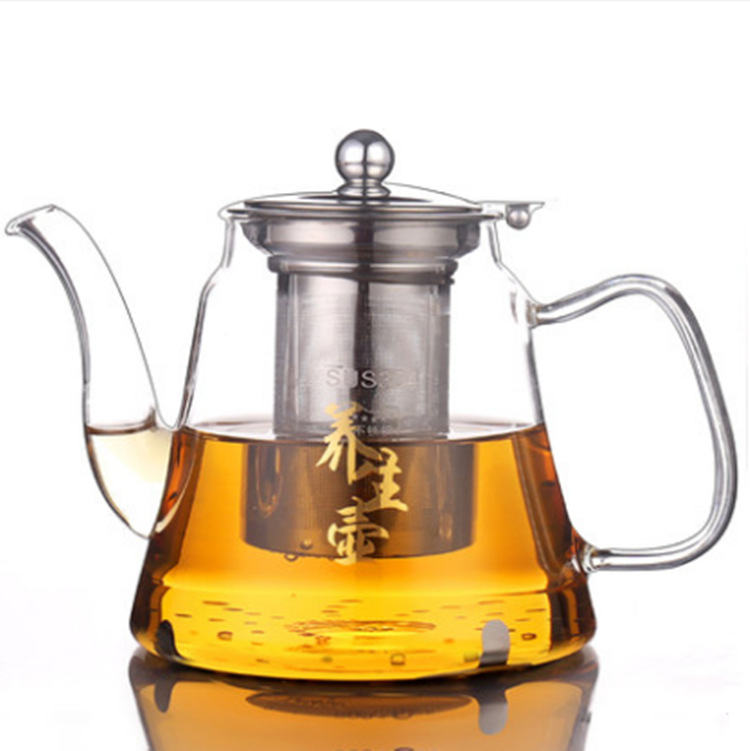耐热玻璃茶壶电磁炉专用烧水壶全玻璃直火煮茶养生壶花草水果茶壶