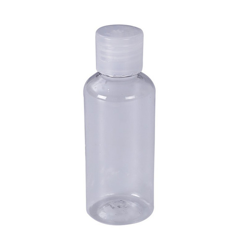 Bulk 100ml plastic bottle with flip-top lid, transparent PET emulsion bottle with butterfly cap, hand soap packaging and refilling bottle