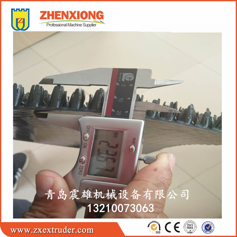 汽车挡泥板设备 防飞溅挡泥板 塑料草生产线 淘金草设备QDZX