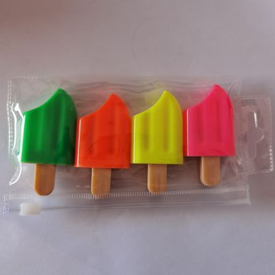 factory goods in stock supply ice cream modelling Mini Fluorescent pen Ice cream Fluorescent pen Multicolor student Toy Pen