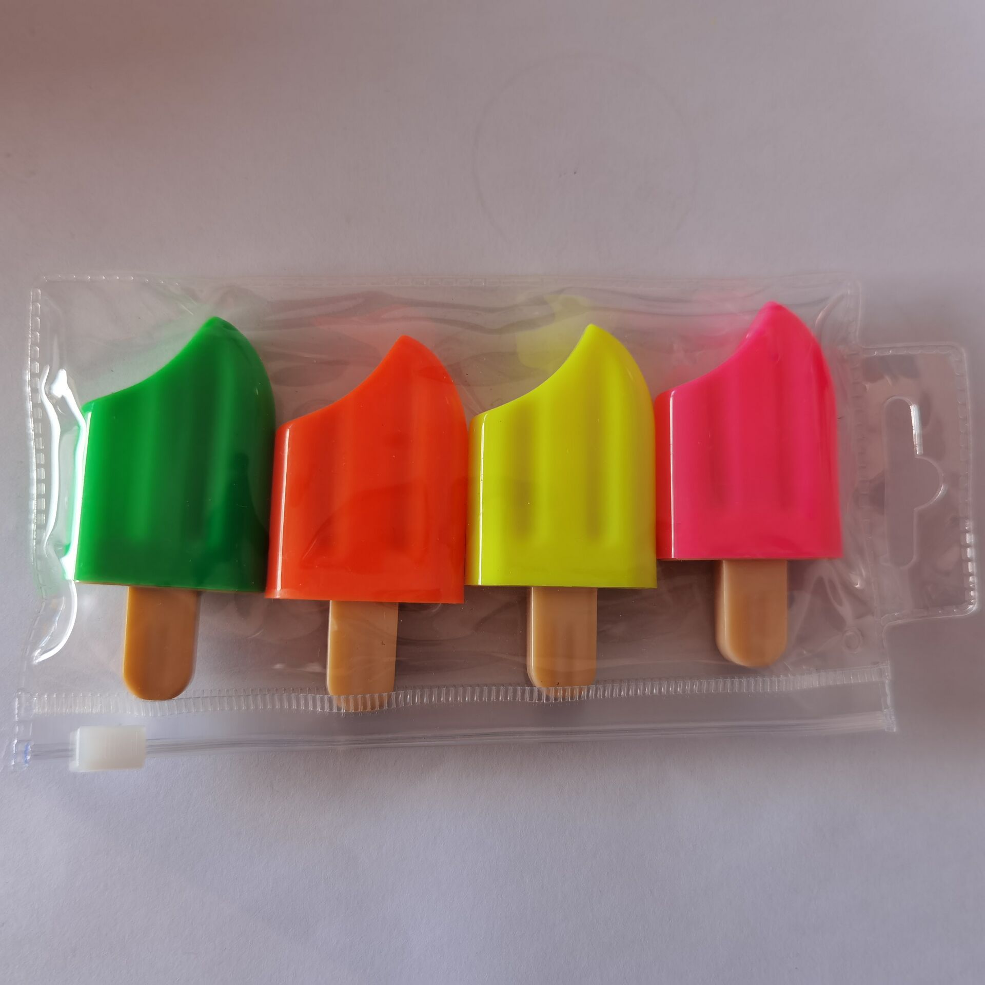 factory goods in stock supply ice cream modelling Mini Fluorescent pen Ice cream Fluorescent pen Multicolor student Toy Pen