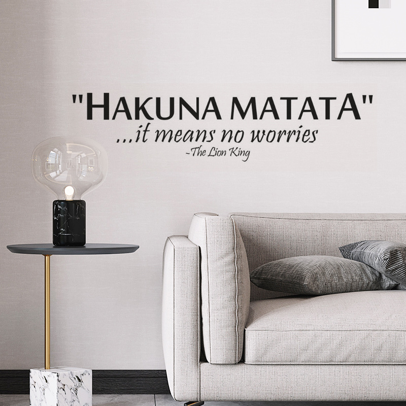 Fashion New English Proverbs Living Room Bedroom Proverbs Wall Sticker display picture 6