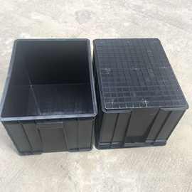 现货供应东莞寮步五金机电塑料箱 塑胶周转箱 黑色塑胶箱多种尺寸
