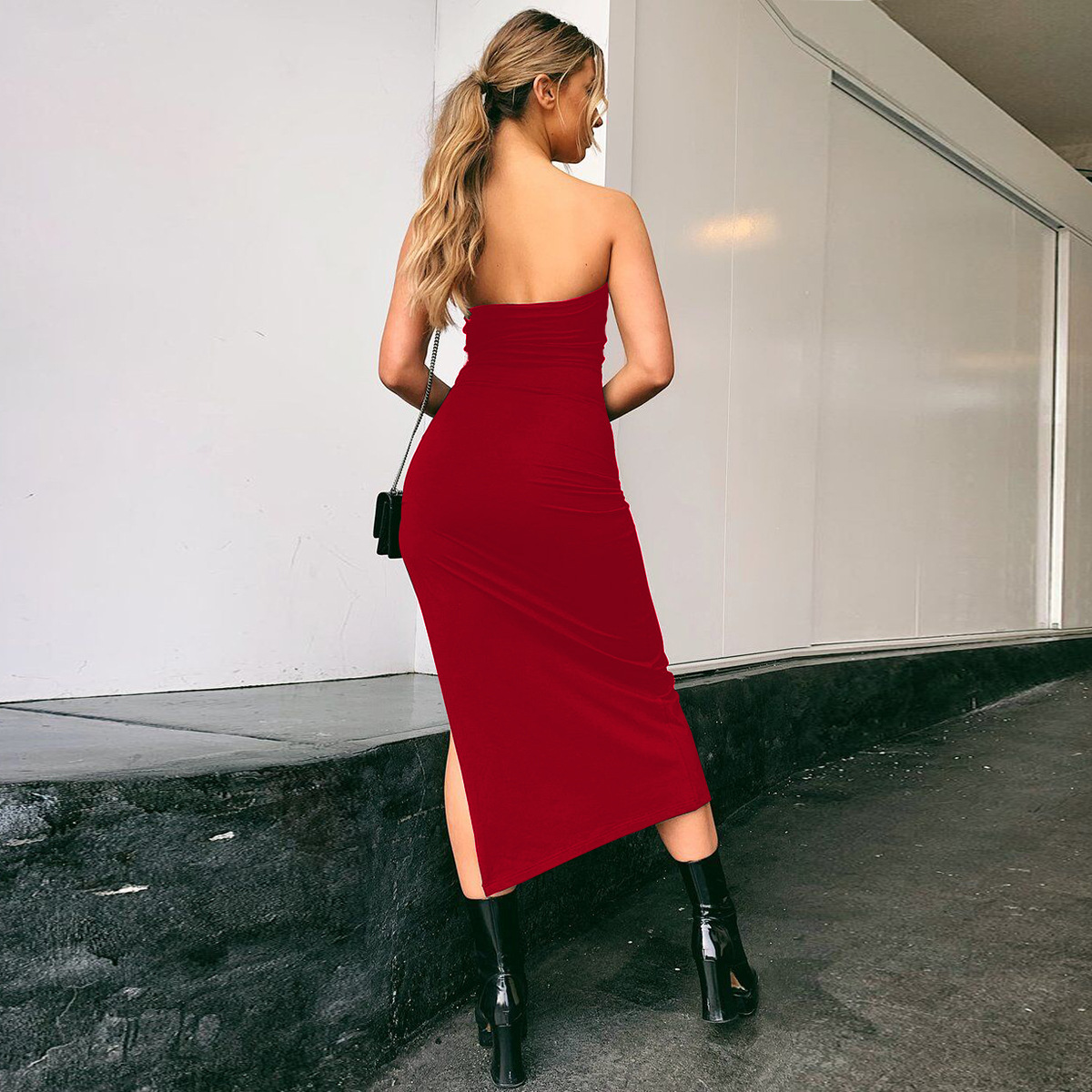 fashion sexy slit dress NSZY17841