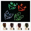 Halloween Bat Big mouth Thriller terror Kamen fluorescence Dance party luminescence Mask prop