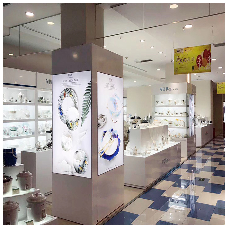 工厂出售瓷器展示柜商场高档厨房餐具烤漆展柜餐桌用品展柜