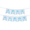 Baby Birthday Party Decoration Pull Flower Gender reveals it's a girl/boy paper flag banner