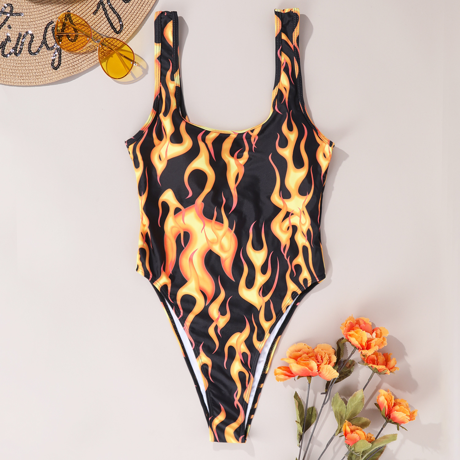 Femmes Sexy Géométrique Polyester Monokini display picture 6