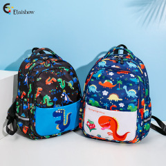 跨境亞馬遜 兒童雙肩包男女可愛卡通恐龍書包小學生一二年級防水