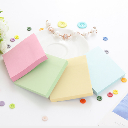 Office post-it notes wholesale ins style colorful note paper square note paper students cute casual N times stationery