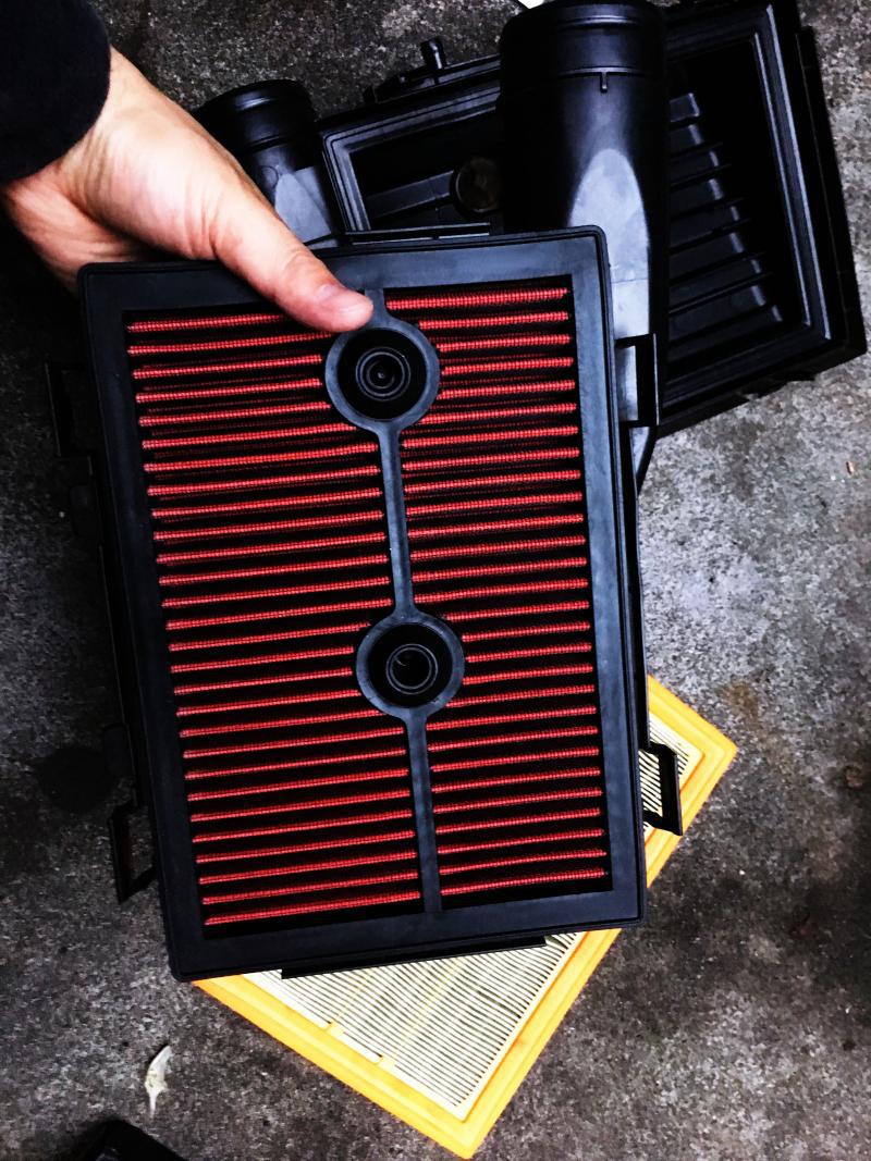 适用于高流量风格空气滤芯清器进气格适配大众POLO宝来高尔夫7朗