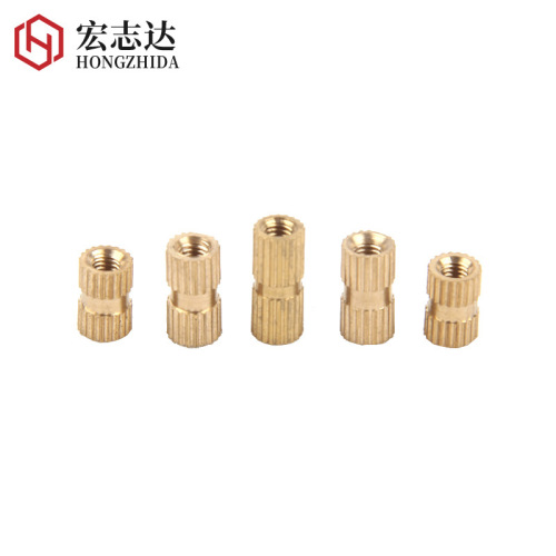 Copper Flower Mother, Injection Molded Copper Nut, Cylinder Rolling Copper Nut M2M2.5M3M4M5 Copper Screw Cap