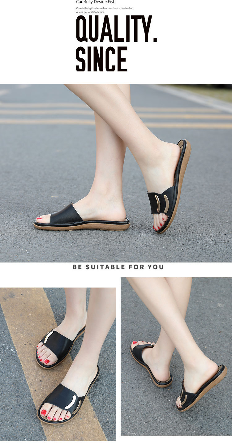 The 2024 new large-sized women's shoes, flip-flops, fashionable and comfortable cross-border sandals, casual beach slippers, and stylish style undefined