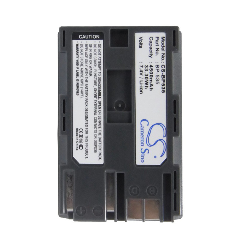厂家直供CS适用BP-535佳能ZR60 65MC 70MC 80 85 90正品相机电池