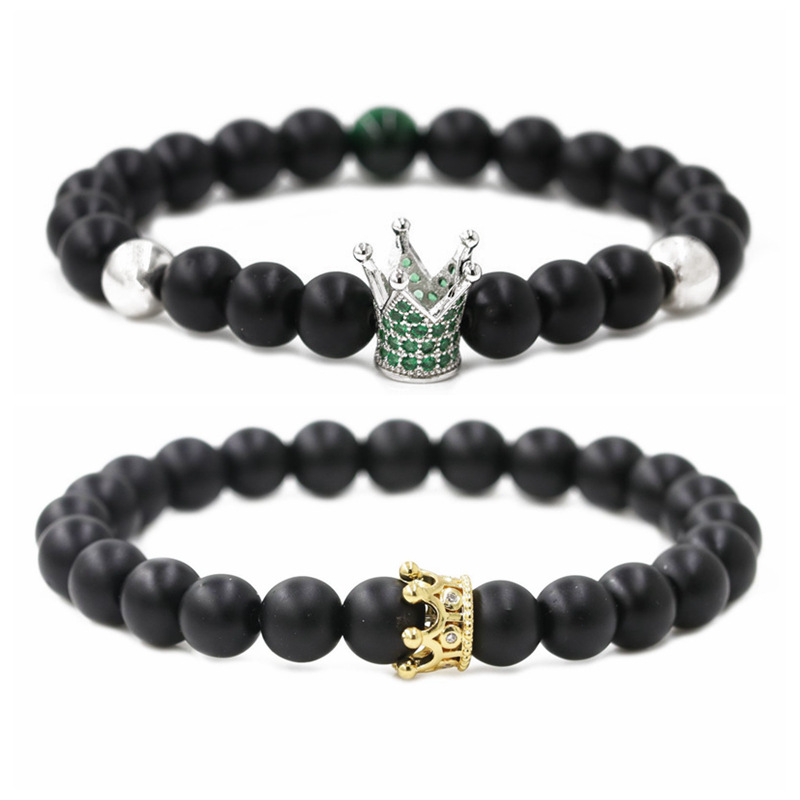 Crown Fashion Copper Bracelets Wholesale display picture 2