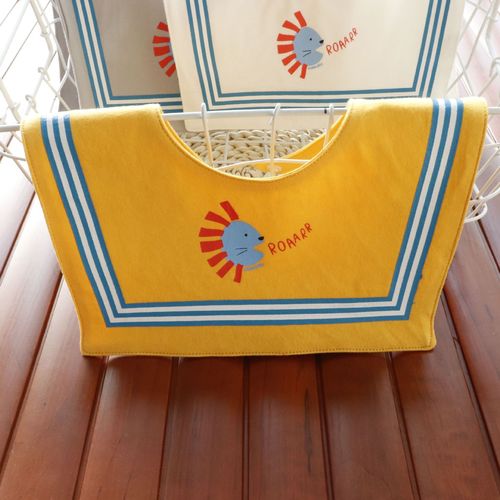 Infant Saliva Towel Fine Cotton Absorbent Children's Apron Korean Version Small Cloud Bib Boys and Girls Baby Newborn Anti-Regurgitation 