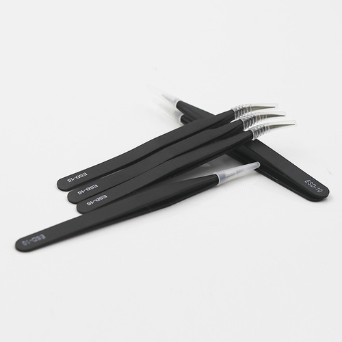 Anti-static straight tweezers, curved tweezers, anti-static tweezers, mobile phone electronic repair tools, special ESD-11