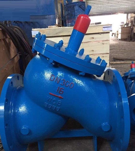 JLH-16C多功能三合一止回阀DN300多功能水利法兰式WCB止回阀DN350