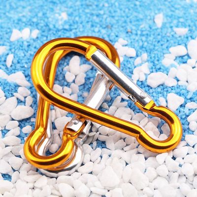 Manufactor supply No. 7 Gourd-shaped aluminium alloy Carabiner 70mmS Shaped buckle