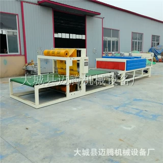水泥发泡板pe膜塑封打包机水泥发泡板热收缩包装机设备自动送膜
