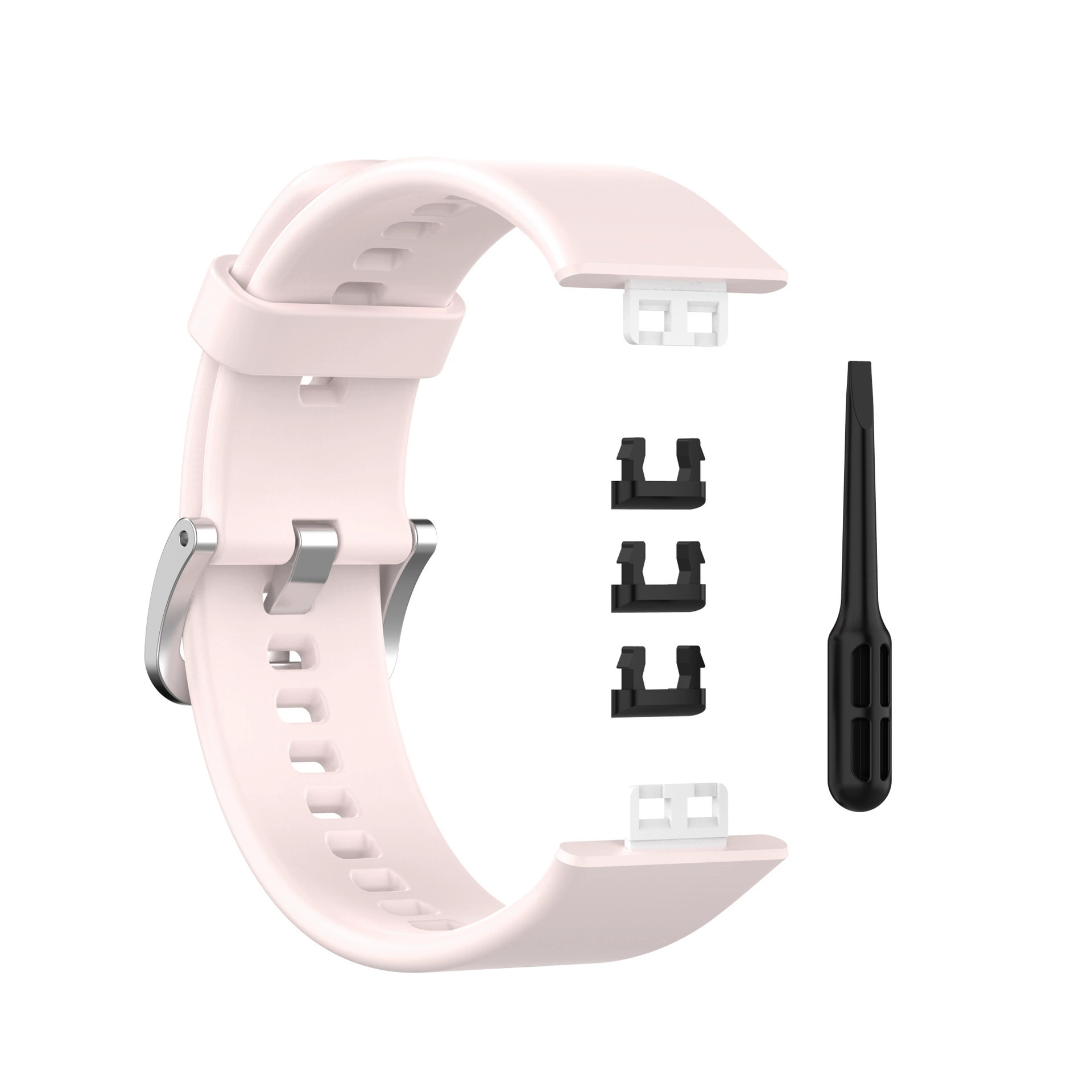 Силиконовый ремешок для часов (Huawei) Watch Fit, силикон медицинского класса, пряжка из нержавеющей стали, 14 цветов