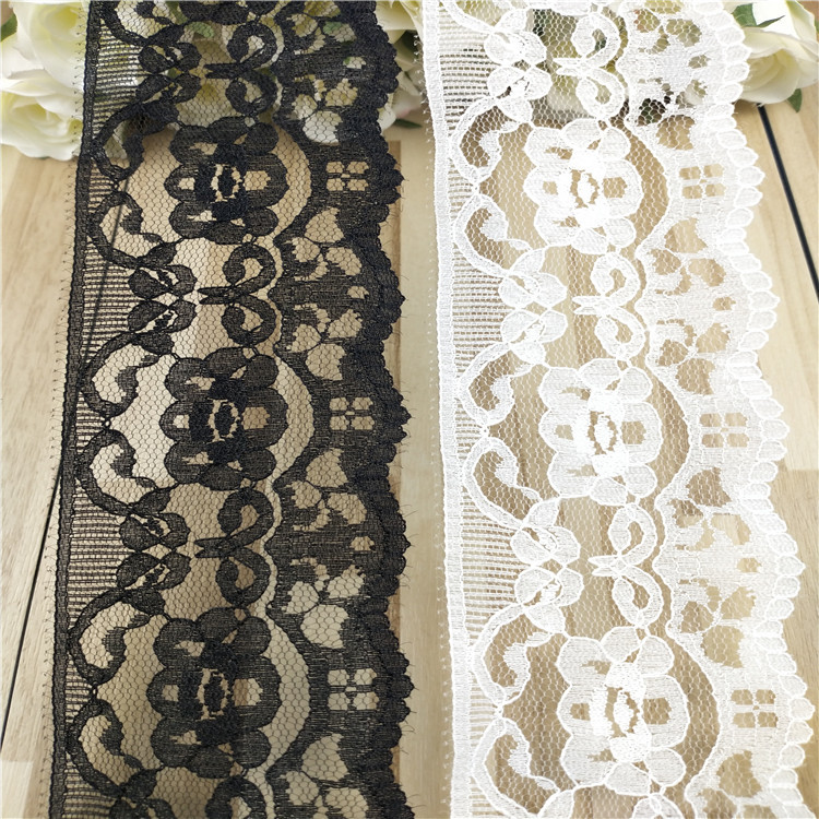 店长推荐无弹蕾丝花边 DIY服装饰品辅料 锦纶丝蕾丝边 6公分宽