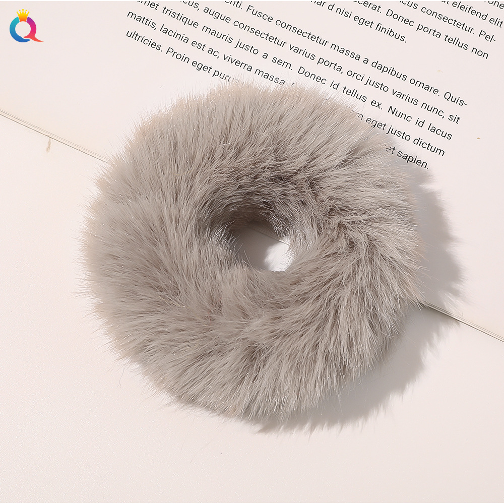 Soft Imitation Rabbit Fur Hair Rope display picture 14