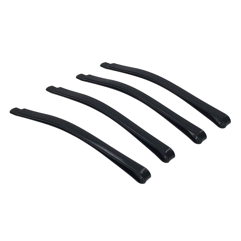 Pintura en aerosol negro 6cm Tarjeta blanca 10 paquete tablero de luz medio BB clip horquilla clip de pelo un yuan dos yuanes tienda de accesorios para la cabeza